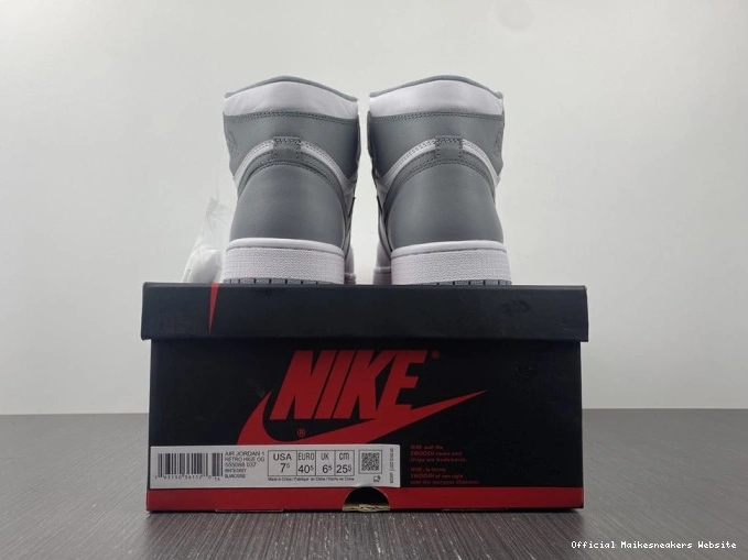Official Maikesneakers 1 OG Air Stealth Jordan High 555088-037 0727